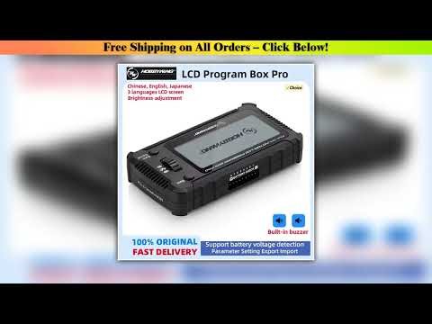 HobbyWing LCD Program Box Pro programming card for RC Model Car Boat Airplane PLATINUM XERUN EZRUN