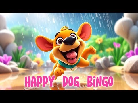 🐶🎶 Happy Dog Bingo - Fun Kids Song! 🌈✨