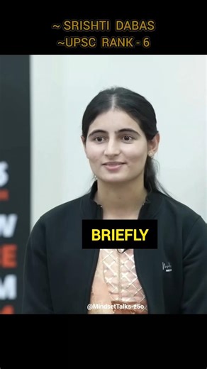 Self introductionin UPSC | Srishti Dabas