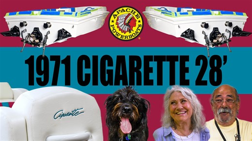 Welcome back to the captivating journey of Bill and Jan Rojas' beloved Cigarette 28’! From an in-depth overview on the restoration progress by Mark McManus to custom-made seats brought by Bill and Jan themselves, this is an episode you don’t want to miss! Check out Parts 1 & 2 on our official YouTube channel and join us in celebrating the legacy of Bill and Jan’s 1971 Cigarette 28’! #Apache #Powerboats #Cigarette #Boating #Quality #Power #Performance #Legendary #OffshoreBoating | Apache Powerboa