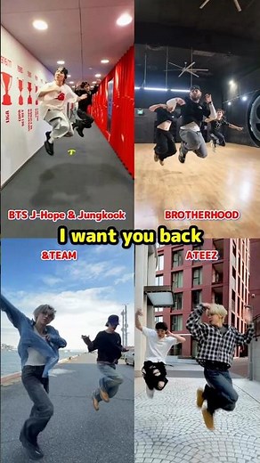 BROTHERHOOD x BTS J-Hope & Jungkook x ATEEZ x &TEAM NSYNC I Want You Back