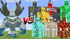 Frostmaw vs ALL GOLEMS - Minecraft Mob Battle | Minecraft Animation Game