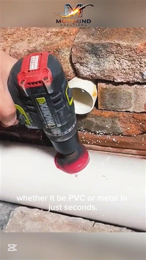 The Cleanest Way to Drill Through Pipes! 🪚🔧