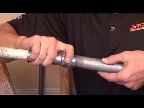 Combination Coupling: 1" Rigid to EMT Conversion Coupling RTE-100