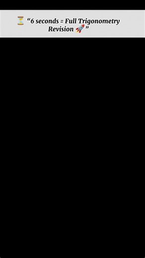 Study tips | Exam Notes on Instagram: "📘 “All Trigonometry formulas in ONE sheet! 🔥 Perfect for quick revision before exams. Save this & thank me later 💯✨” #Trigonometry #MathFormulas #StudySmart #BoardExamPrep #MindX1B #MathTips #Formulas #ExamHack #MathRevision"