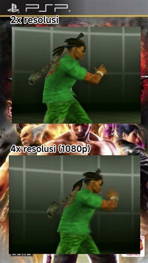 resolusi 4x jernih banget #tekken6 #ppsspp #emulator
