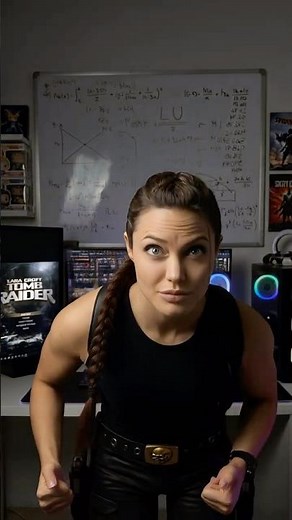 Transformasi Cosplay Lara Croft "Tomb Raider" Sempurna! 🔥 #tombraider