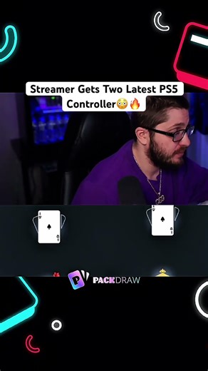 Streamer Gets Two Latest PS5 Controller😳🔥 #feedshorts #twitch #streamer