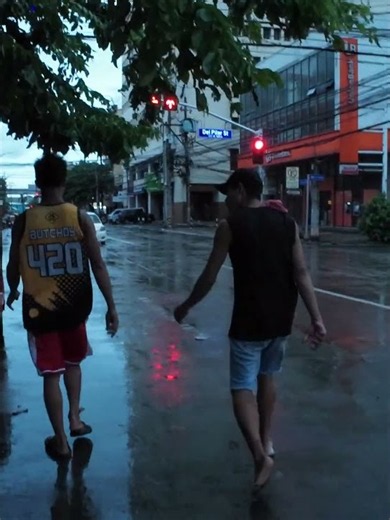 Manila Rain Walk 🇵🇭 | Real Street Life in the Philippines 🌧️