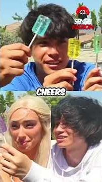 Ronaldo's Gift & Bug Lollipops: TikTok Taste Test! #shorts