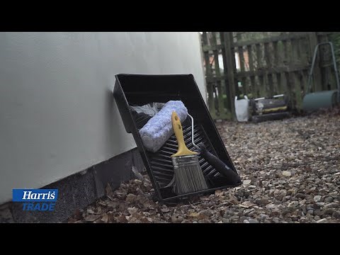 Painting masonry surfaces with Harris Trade | Screwfix