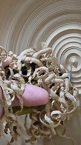 @kywoodartist turning some dense elm #powermaticwoodworking #powermaticlathe | Powermatic