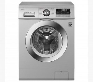 LG F1496AD5 Freestanding Washer Dryer, 8kg Wash/4kg Dry Load, B Energy Rating, 1400rpm Spin, Silver