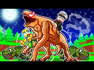 Becoming EVIL as DISTORTUS REX in DINOSAUR SIMULATOR!?