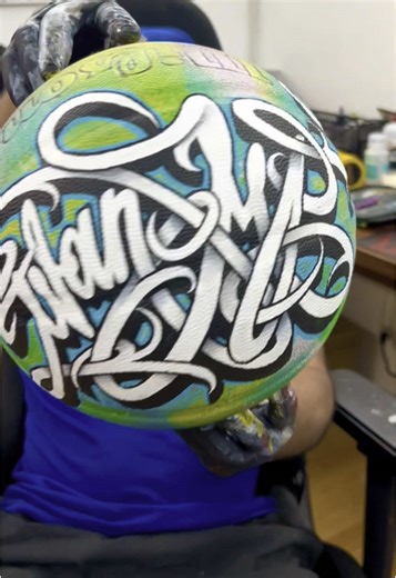 Kevin Gael® (@kevingael_) - Graffiti Lettering: Balón de 🏀 Personalizado