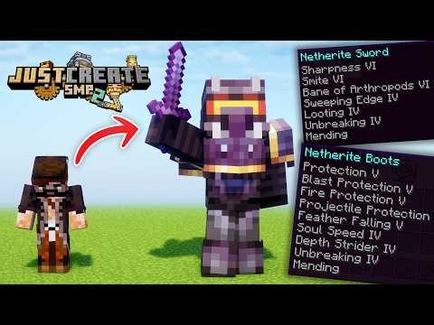 I got GOD ARMOUR in Create Mod! Just Create 2: Ep 14