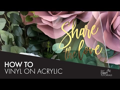 CRICUT STICKERS ON ACRYLIC SHEETS | How to make vinyl stickers in Cricut Design Space | Cricut Decal