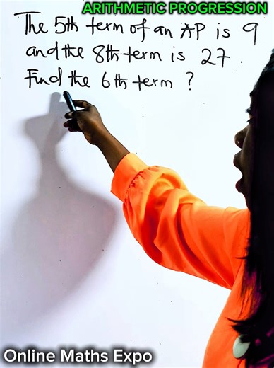 48K views · 1.4K reactions | Arithmetic Progression (AP) | How to solve #maths #mathviral #viralmaths #viralfypシforyoupage #viralfacebookvideo #algebra | Online Maths Expo | Facebook