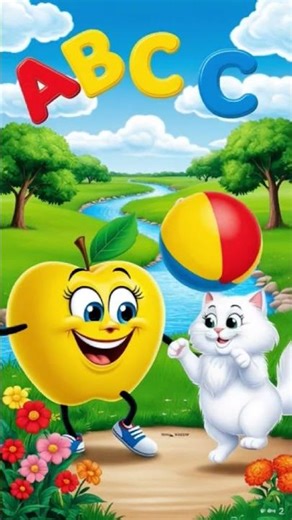 Funny Apple Cartoon 🍎 | Silly Talking Fruit for Kids #kidsfun