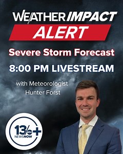 We're less than 24 hours away from strong thunderstorms hitting Hampton Roads — with 55 mph winds possible. Meteorologist Hunter Forst will be live TONIGHT at 8 p.m. on 13NewsNow with the latest update on the forecast. Download on your TV and watch for free! | 13News Now - WVEC