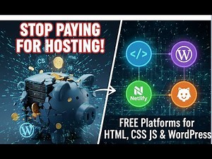 Stop Paying for Hosting! FREE Platforms for HTML, CSS, JS & WordPress