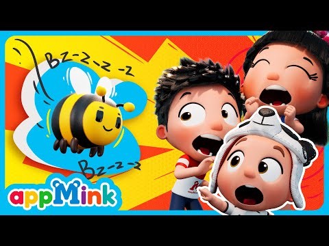 🐝🍯🌸Busy Bumble Bee Song 🌼🎶Buzzing with Nature's Harmony! 🌍 #appmink #nurseryrhymes #kidssong