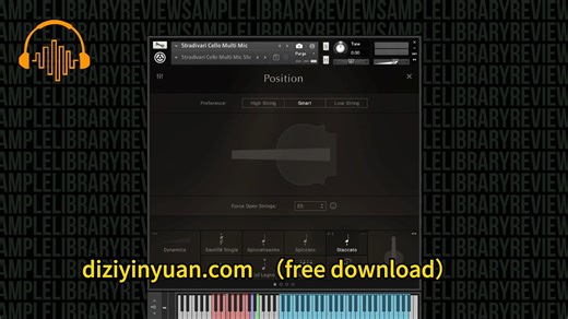 Native Instruments Stradivari Cello v2.0.0使用教程