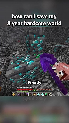 do NOT check da sound 😭- R2S. #Minecraft #MinecraftAdventure #reels | Clevooo