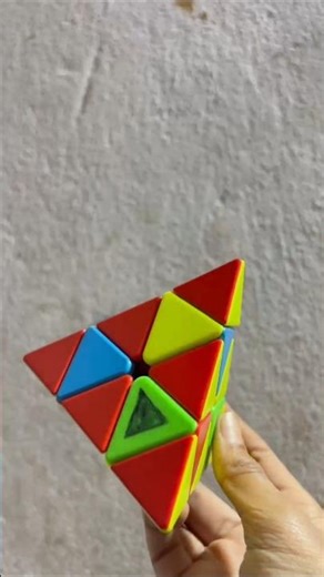 New pattern on pyramid cube 😱#shorts#rubikscube#short