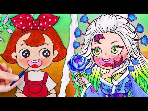 DAKI Cosplay Makeup - 다키 코스프레 메이크업 || Seegi Paper || 종이시기 || Stop Motion Paper