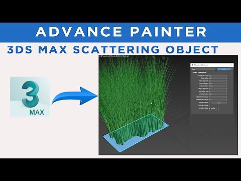 Advance Painter Scattering Object 3ds Max Script