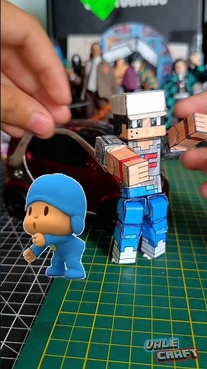 #pocoyo #minecraft #papercraft #short #skibiditoilet #shorts #skibidi #xd #funny #fyp #fnaf #paper