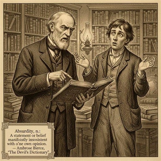 Ambrose Bierce on Absurdity: A Satirical Definition