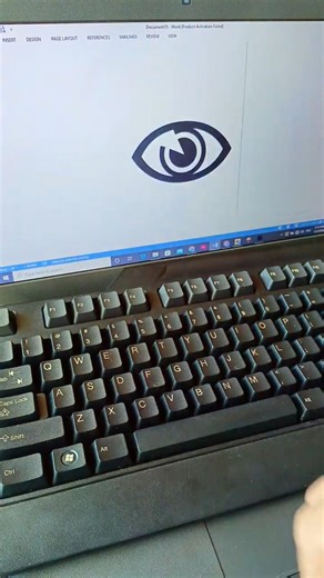 Eye 👁️ Logo in Ms Word By shortcut key | In English | Digital shortcut Hub. #shortcutkeys #usa .