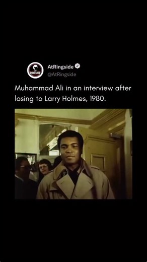 CinematicWire on Instagram: "Muhammad Ali vs. Larry Holmes took place on October 2, 1980, and it wasn’t just a fight — it was a harsh passing of the torch. Ali was far past his prime, slower, weaker, and clearly not the same fighter who once ruled the heavyweight division. Holmes, Ali’s former sparring partner, respected him deeply but still had a job to do. Holmes boxed smart, used his jab nonstop, controlled the ring, and slowly broke Ali down. The fight became painful to watch as Ali could ba