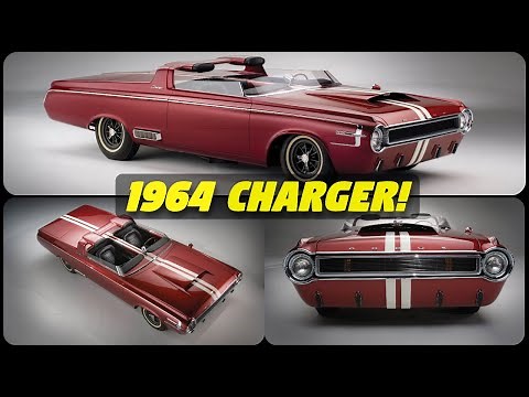 The Very First Charger – The Stunning 1964 Dodge Charger Hemi Roadster Concept