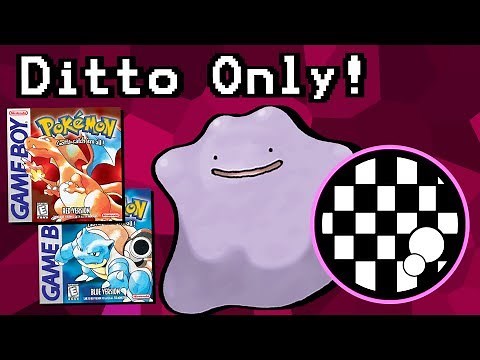 Can You Beat Pokemon Red/Blue With Only a Ditto?