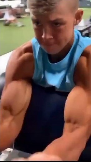 13 year Boy Bicep Curl | Bicep Workout | Fitness Beast