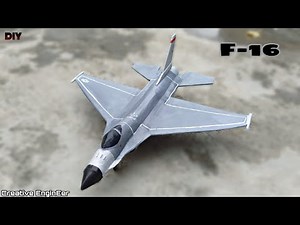 How to make F16 jet with paper | DIY fighter jet