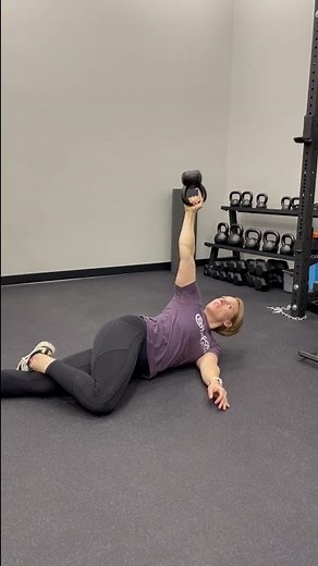 Kettlebell Arm Bar - Bottom Up, Rotation, Sidelying