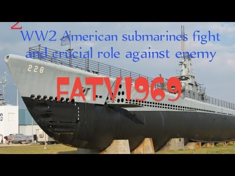 WW2 American submarine fight and crucial role against enemy.#viral #submarine