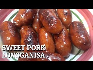 Martin Purefoods Sweet Pork Longganisa | Filipino Pork Sausage | ThomasKitchen