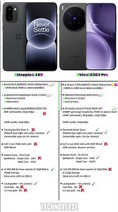 oneplus 15r vs vivo x300 pro | snapdragon 8 gen 5 vs dimensity 9500 #smartphone @TECHNOVERSE08