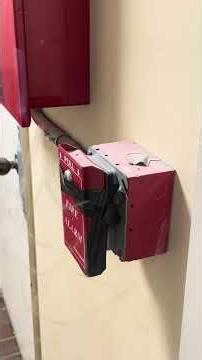 Slightly non compliant fire alarm system