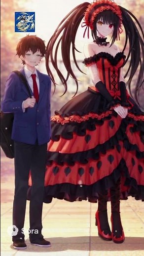 Tall Girl and Short Boy #AnimeLove #RomanticShort #TallGirlShortBoy
