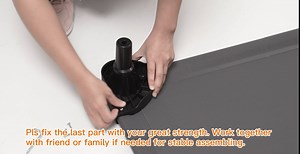 Outdoor Elevated Dog Bed Raised Dog Cots Beds for Large Dogs Indoor & Outdoor Pet Hammock Bed with Frame with Breathable Mesh (Medium, Grey)