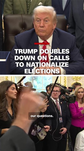 Trump Advocates for Nationalized Elections by States