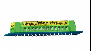16 Amp 2x12 Position Terminal Block Distribution Module for AC DC 48V max.