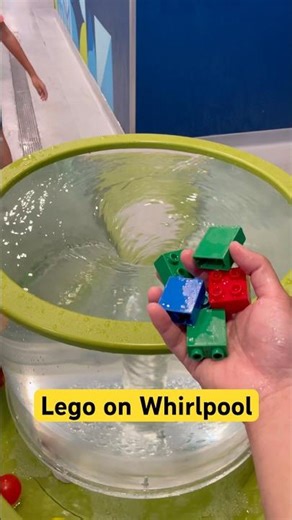 Lego on whirlpool #lego #whirlpool #science