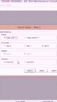 Panasonic KX-TDA600 IP-PBX Quick setup. #panasonic_ipbx_training